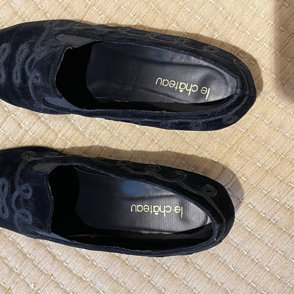 Vintage Le Château suede kitten heels - Picture 10 of 11